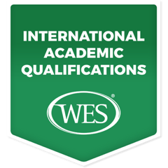 Verified International Academic Qualification from World Education Service (WES)